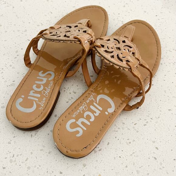 Sam Edelman Canyon Medallion Flat Sandals Women’s 8 - Picture 2 of 5